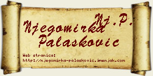 Njegomirka Palasković vizit kartica